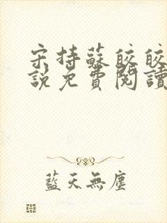 宋持苏皎皎的小说免费阅读封面