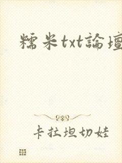 糯米txt论坛