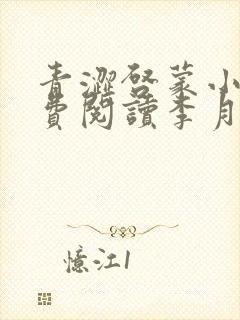 青涩启蒙小说免费阅读李月苏勇