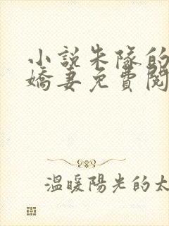 小说朱队的续弦娇妻免费阅读