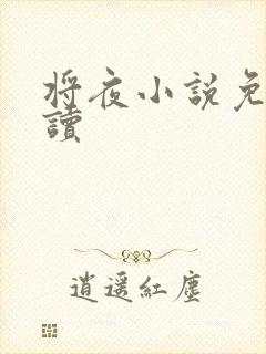 将夜小说免费阅读封面