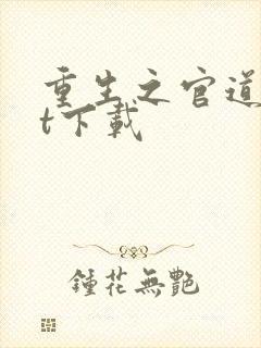 重生之官道txt下载