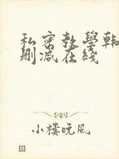 私密教学韩漫无删减在线