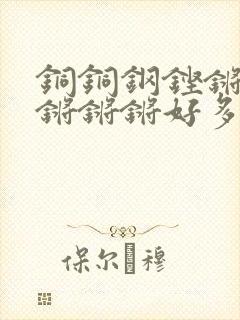 铜铜钢铿锵锵锵锵锵锵好多少阅读