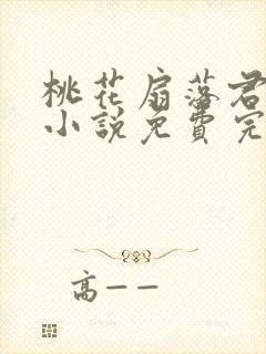 桃花扇落君不还小说免费完整版