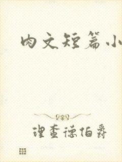 肉文短篇小说