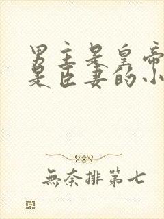 男主是皇帝女主是臣妻的小说