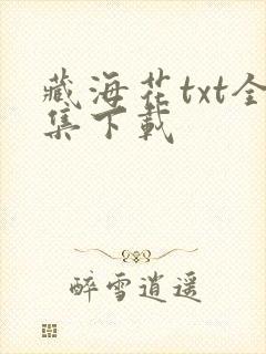 藏海花txt全集下载