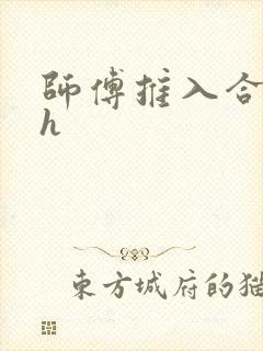 师傅推入合欢丸h封面