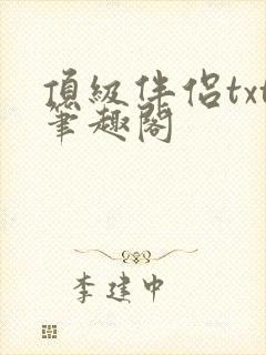 顶级伴侣txt笔趣阁