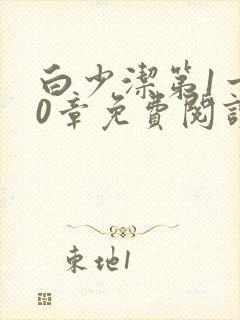 白少洁第1一40章免费阅读