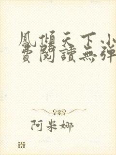 凤倾天下小说免费阅读无弹窗