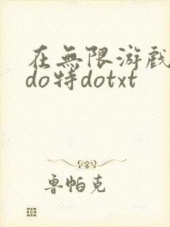 在无限游戏大里do特dotxt
