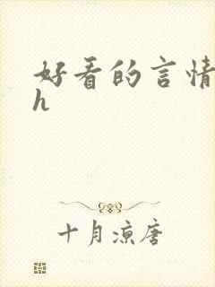 好看的言情小说h