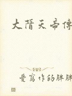 大隋天帝传封面