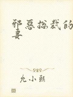 邪恶总裁的娇宠妻