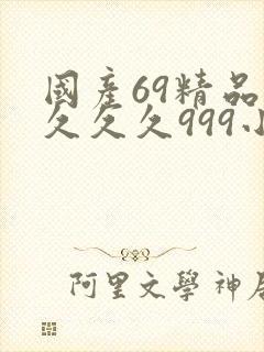 国产69精品久久久久999小说