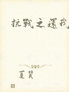 抗战之还我河山封面