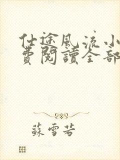 仕途风流小说免费阅读全部章节封面