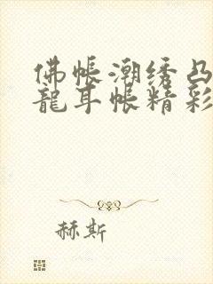 佛帐潮绣凸浮双龙耳帐精彩片段封面