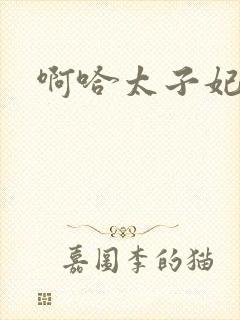 啊哈太子妃好骚