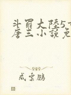 斗罗大陆5重生唐三小说免费阅读