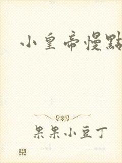 小皇帝慢点疼封面