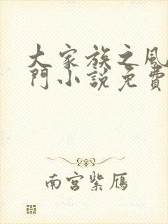 大家族之风流豪门小说免费阅读封面