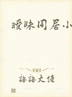 暧昧同居小说封面