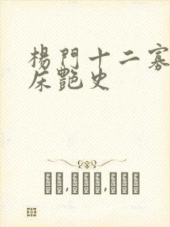 杨门十二寡妇肉床艳史封面
