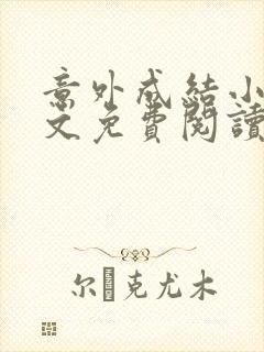 意外成结小说全文免费阅读笔趣阁下载无弹窗