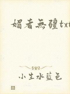 媚者无疆txt封面