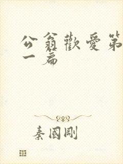 公翁欢爱第三十一篇