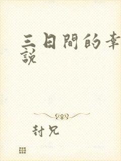三日间的幸福小说