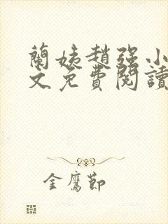 兰姨赵强小说全文免费阅读