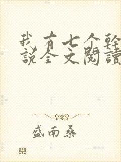 我有七个干妈小说全文阅读