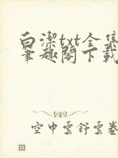 白洁txt全集笔趣阁下载