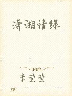 潇湘情缘封面