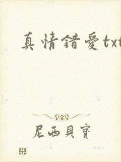 真情错爱txt封面