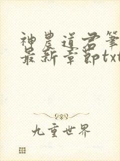 神农道君笔趣阁最新章节txt
