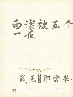 白洁被五个人玩一夜封面