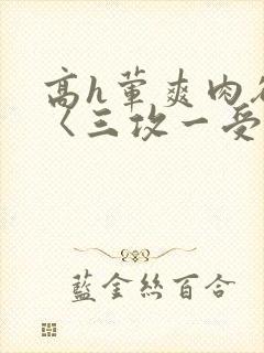 高h荤爽肉欲文〈三攻一受〉视频