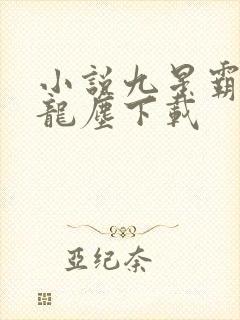 小说九星霸体诀龙尘下载封面