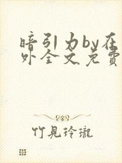 暗引力by在言外全文免费阅读笔趣阁封面