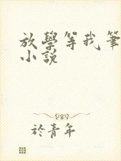 放学等我笔趣阁小说封面