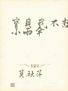 宝贝 我不想带小雨伞封面