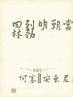 回到明朝当王爷林劲