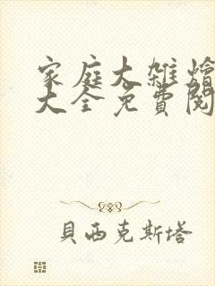 家庭大杂烩小说大全免费阅读