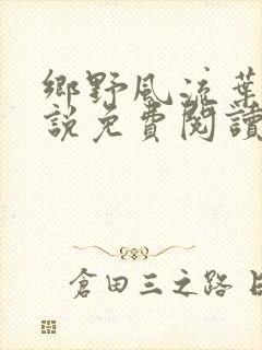 乡野风流叶凡小说免费阅读