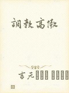 调教高傲